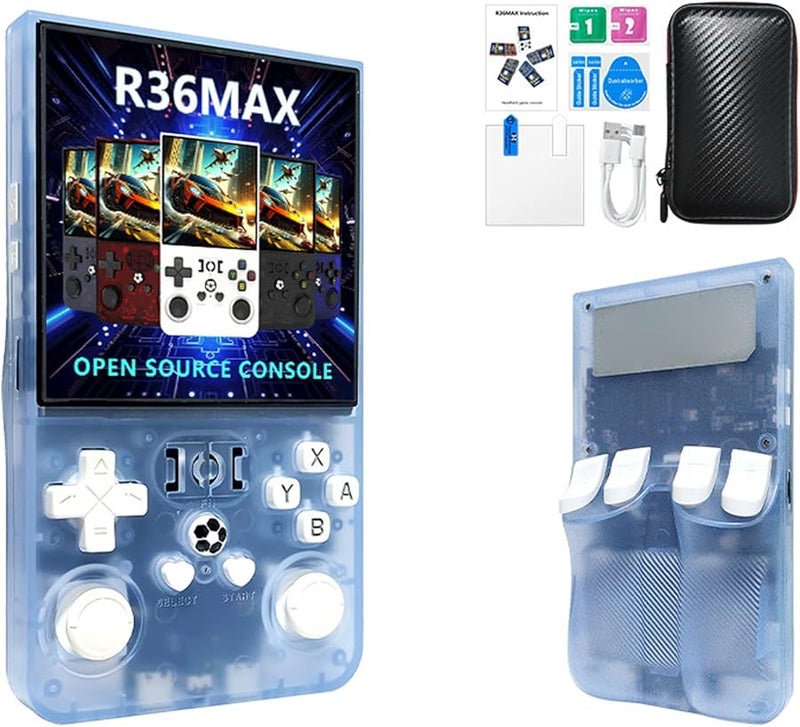 R36Max Retro 4 0 Inch Handheld Game Console 128GB High Capacity 4000mAh Battery Multi Format Emulators - Image 1